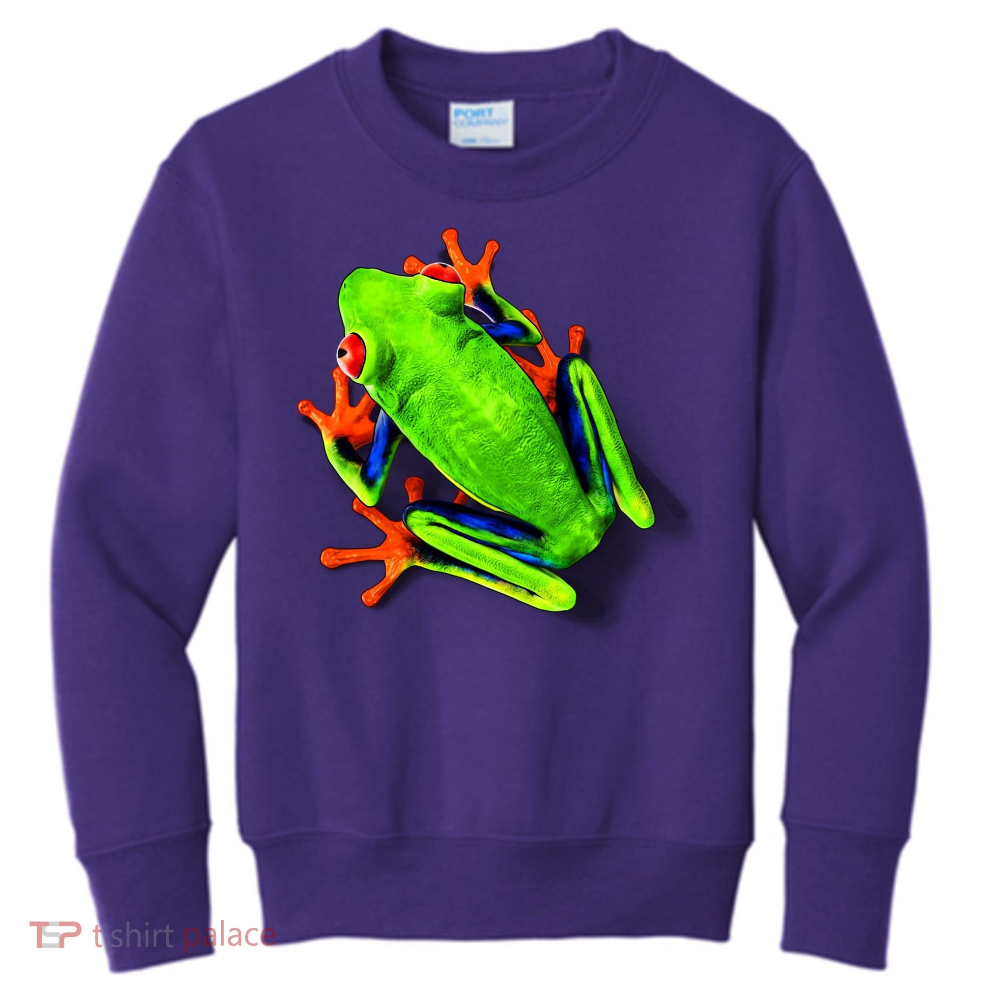 Vibrant Frog Kids Sweatshirt