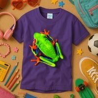 Vibrant Frog Kids T-Shirt thumb 3