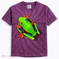 Vibrant Frog Kids Tie-Dye T-Shirt thumb 0