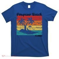 Vintage Family Vacation Florida Pompano Beach Cute Gift T-Shirt thumb 0
