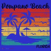 Vintage Family Vacation Florida Pompano Beach Cute Gift T-Shirt thumb 7
