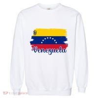 Venezuela Flag Garment-Dyed Sweatshirt thumb 0