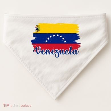Venezuela Flag USA-Made Doggie Bandana