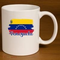 Venezuela Flag 11oz C Handle Ceramic Mug thumb 3