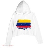 Venezuela Flag Crop Fleece Hoodie thumb 0
