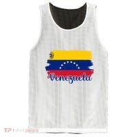 Venezuela Flag Mesh Reversible Basketball Jersey Tank thumb 0