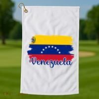 Venezuela Flag Golf Towel thumb 1