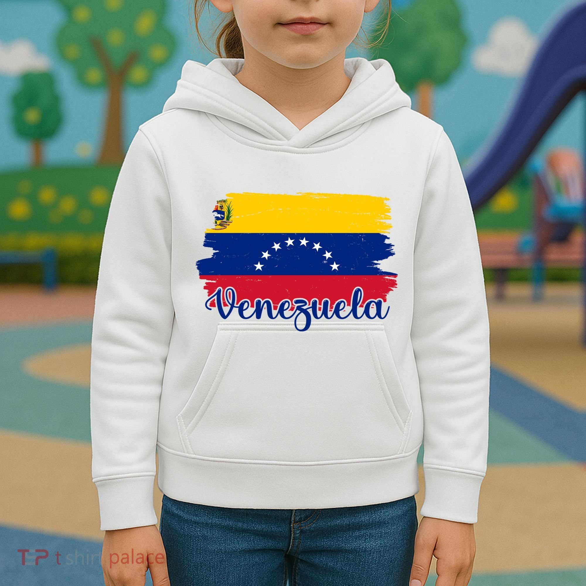 Venezuela Flag Kids Hoodie