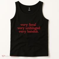Very Feral Very Unhinged Very Batshit Tank Top thumb 2
