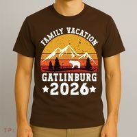 Vintage Family Vacation Gatlinburg 2026  T-Shirt thumb 3