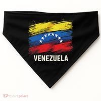 Venezuela Flag Venezuelan USA-Made Doggie Bandana thumb 0