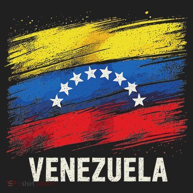 Venezuela Flag Venezuelan Urban Oversized Heavyweight T-Shirt