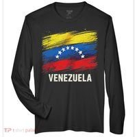 Venezuela Flag Venezuelan Zone Performance Long-Sleeve T-Shirt thumb 0
