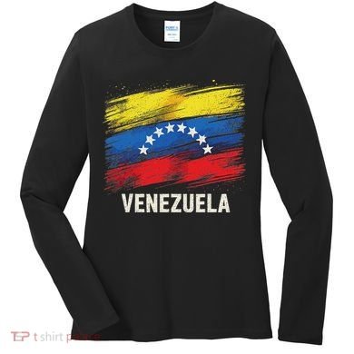 Venezuela Flag Venezuelan Women's Long Sleeve Shirt