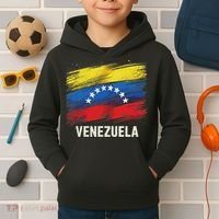 Venezuela Flag Venezuelan Kids Hoodie thumb 2