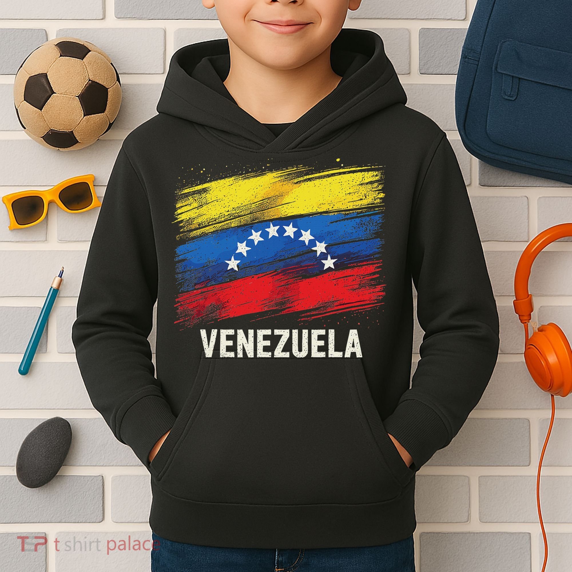 Venezuela Flag Venezuelan Kids Hoodie