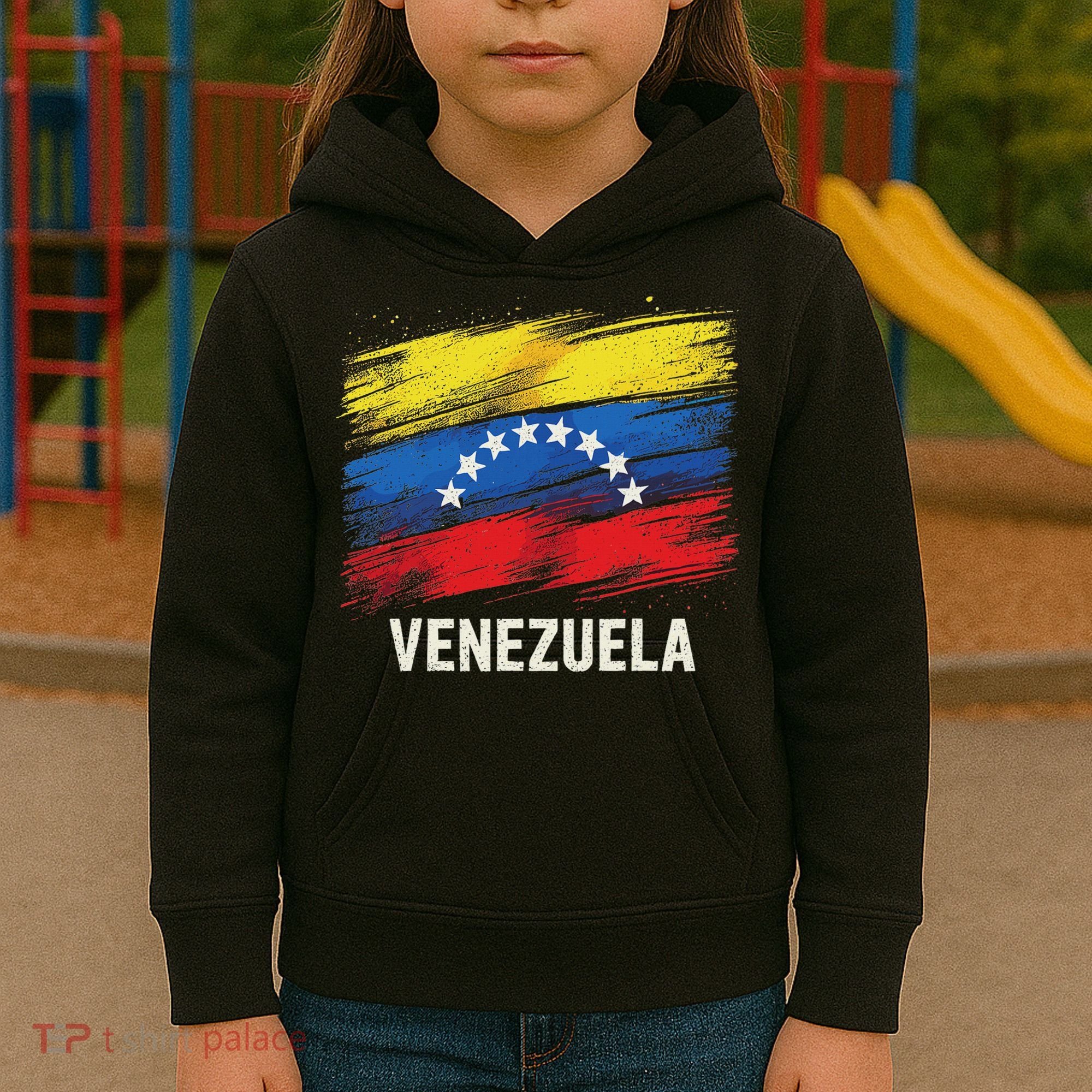 Venezuela Flag Venezuelan Kids Hoodie