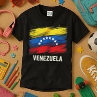 Venezuela Flag Venezuelan Kids T-Shirt thumb 3
