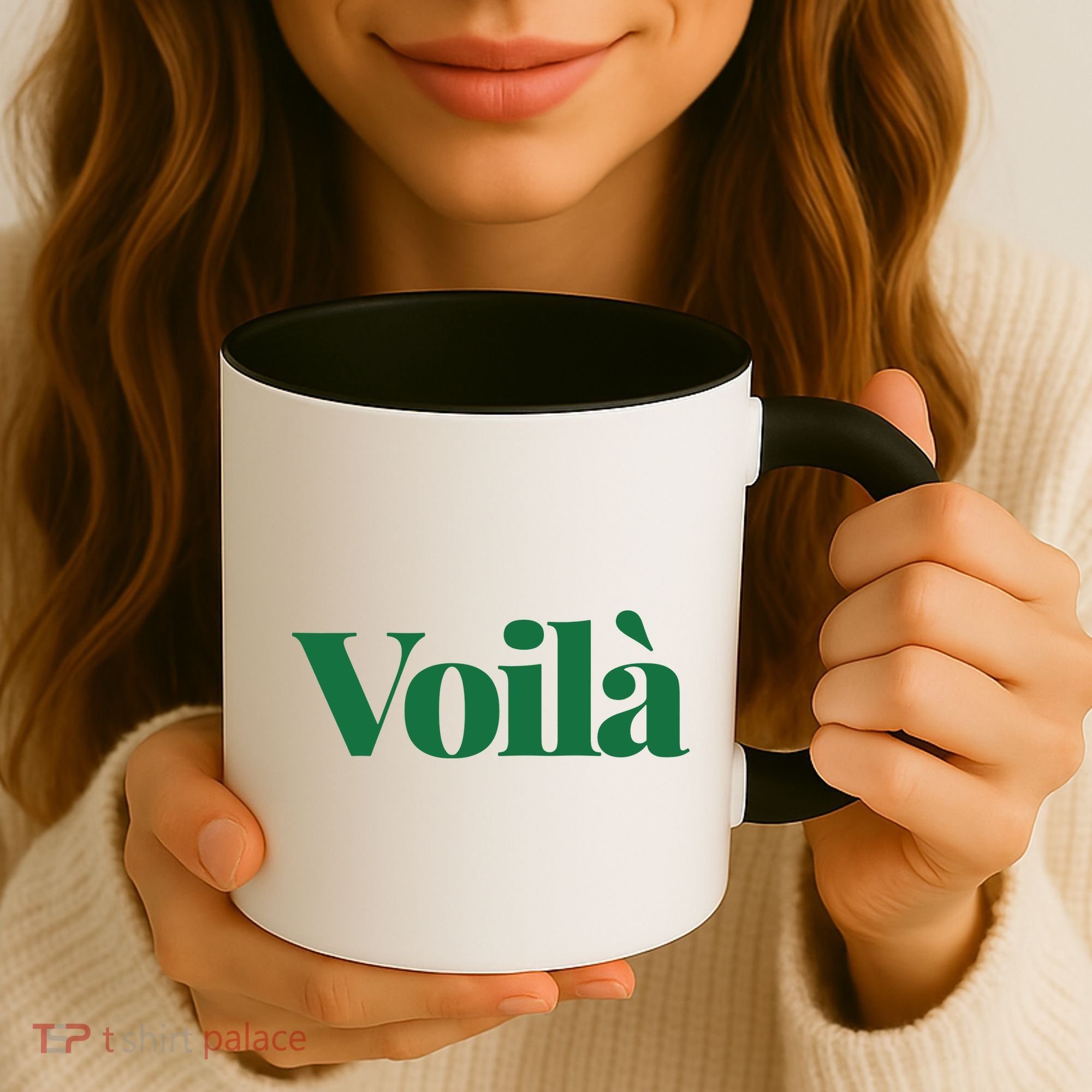 Voilà French Word Coffee Mug
