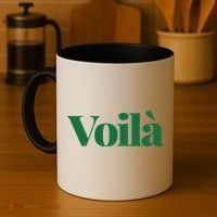 Voilà French Word Coffee Mug thumb 4