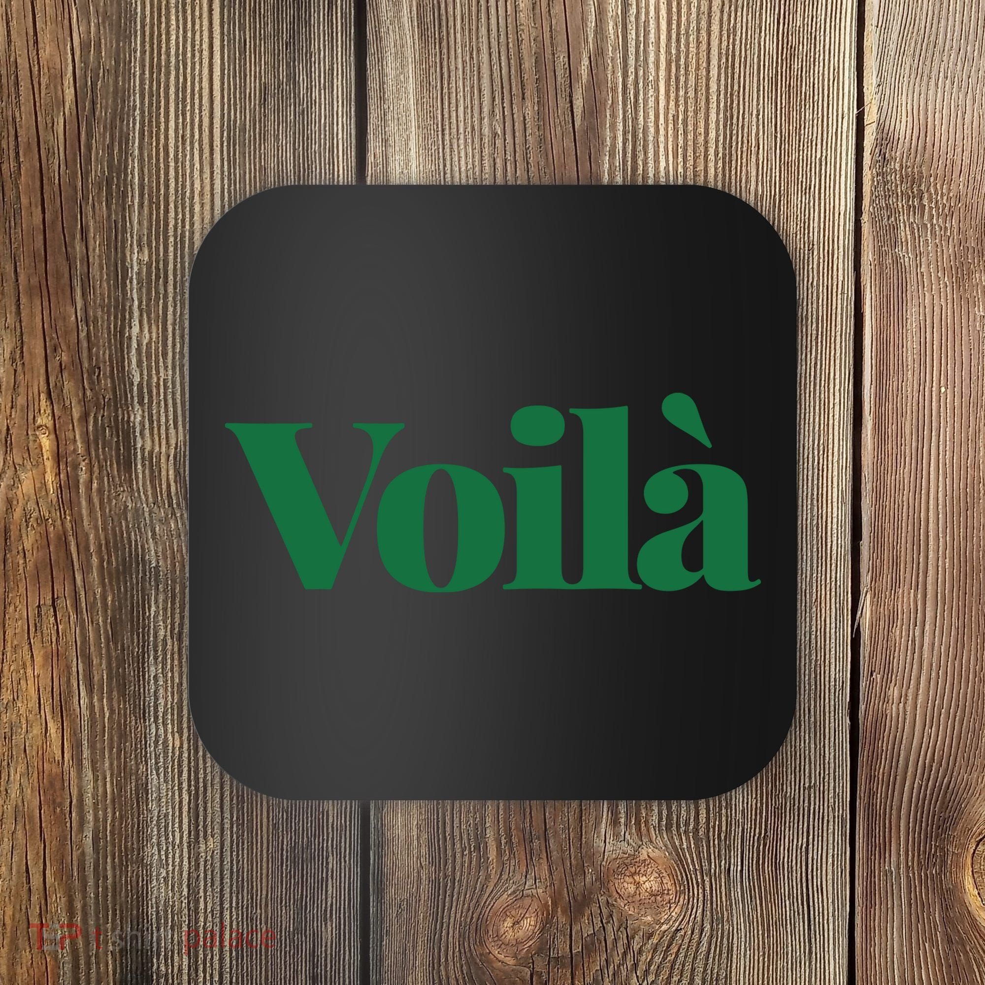 Voilà French Word Coaster