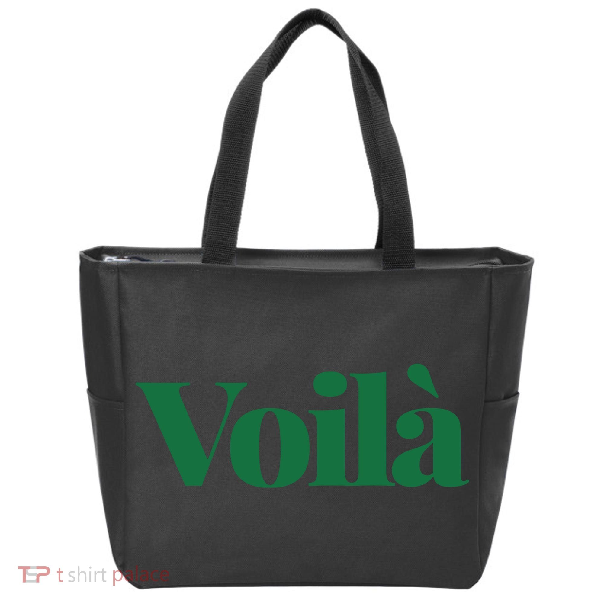 Voilà French Word Tote Bag
