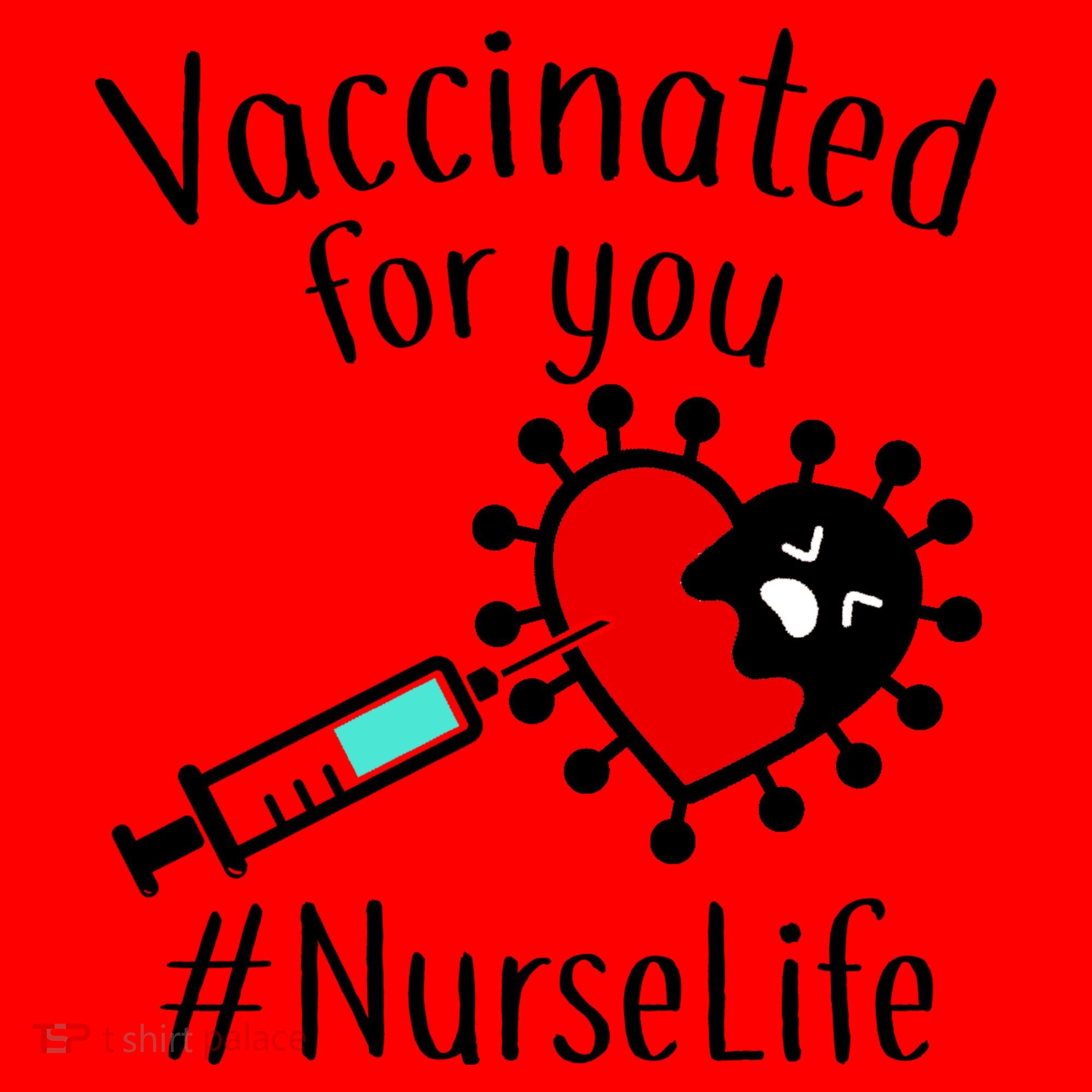 Vaccinated For You #NurseLife Santa Hat
