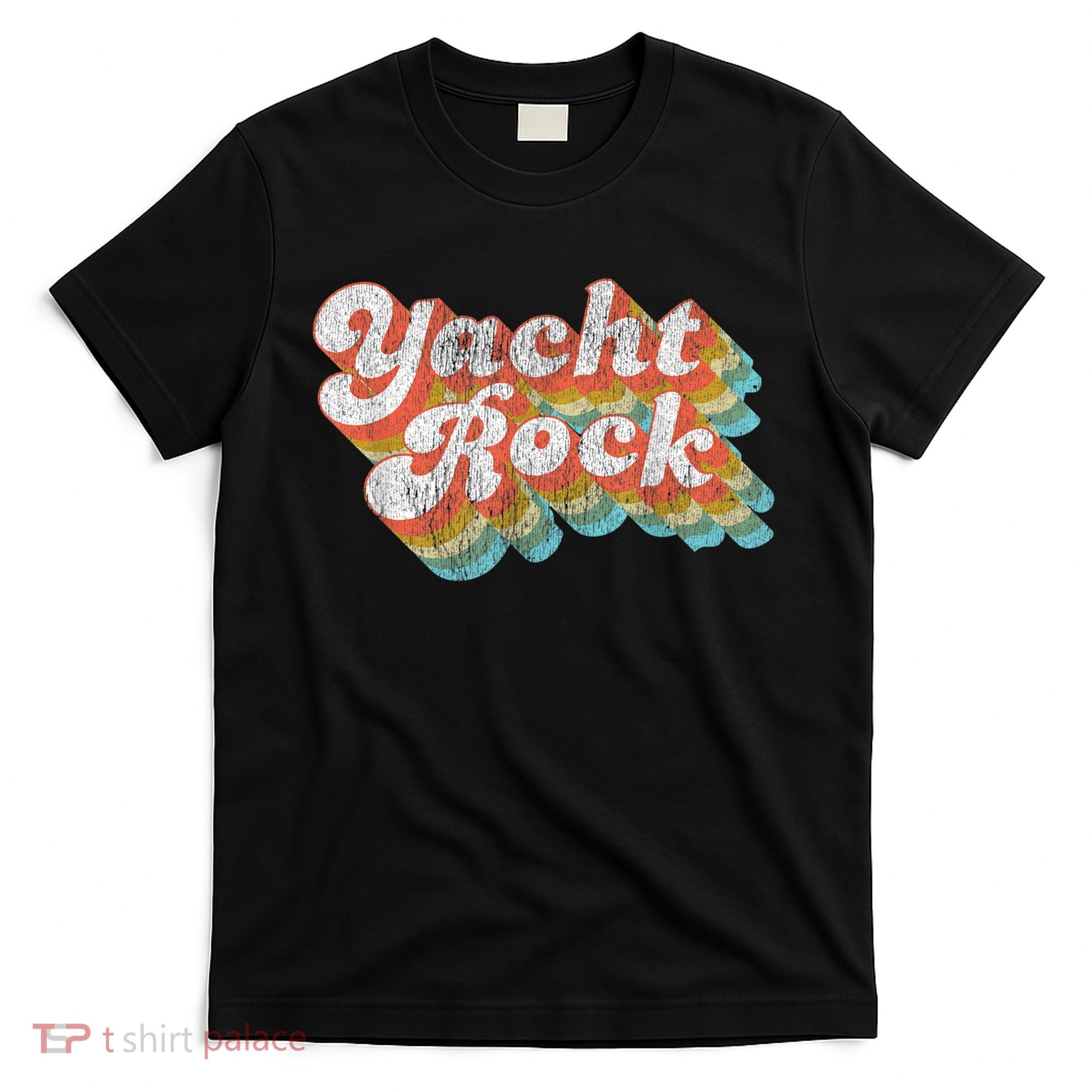 Vintage Fade Yacht Rock Party Boat Drinking T-Shirt