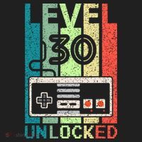 Video Gamer 30th Birthday Gifts Level 30 Unlocked Beanie thumb 2
