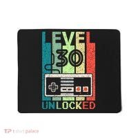 Video Gamer 30th Birthday Gifts Level 30 Unlocked Mousepad thumb 0