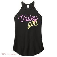 Valley Girl 80s Throwback Funny Girl Women's Perfect Tri Rocker Tank thumb 0