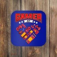 Video Gamer At Heart Gift For Mens Boys Valentines Day Gift Coaster thumb 0