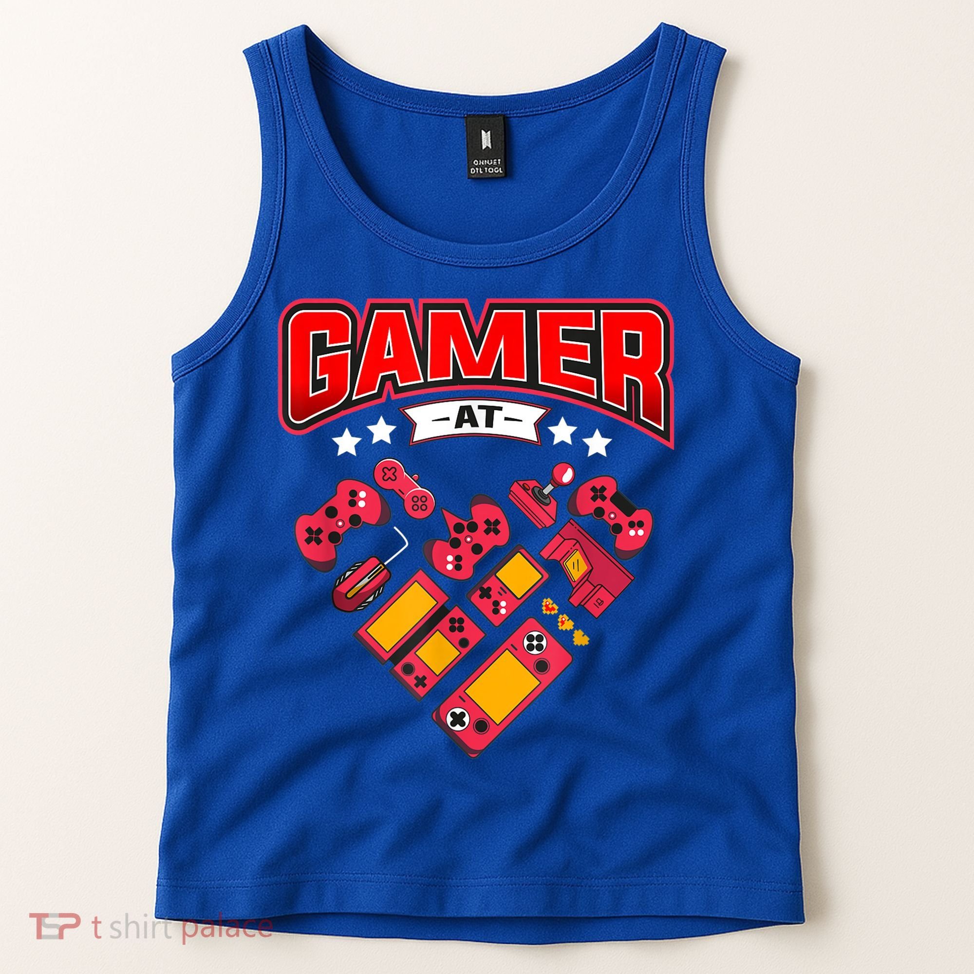 Video Gamer At Heart Gift For Mens Boys Valentines Day Gift Tank Top
