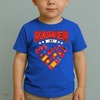 Video Gamer At Heart Gift For Mens Boys Valentines Day Gift Toddler T-Shirt thumb 2