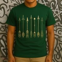 Vintage Gold Arrows T-Shirt thumb 3