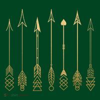 Vintage Gold Arrows T-Shirt thumb 7