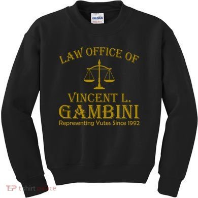 Vincent Gambini Attorney At Law Kids Sweatshirt