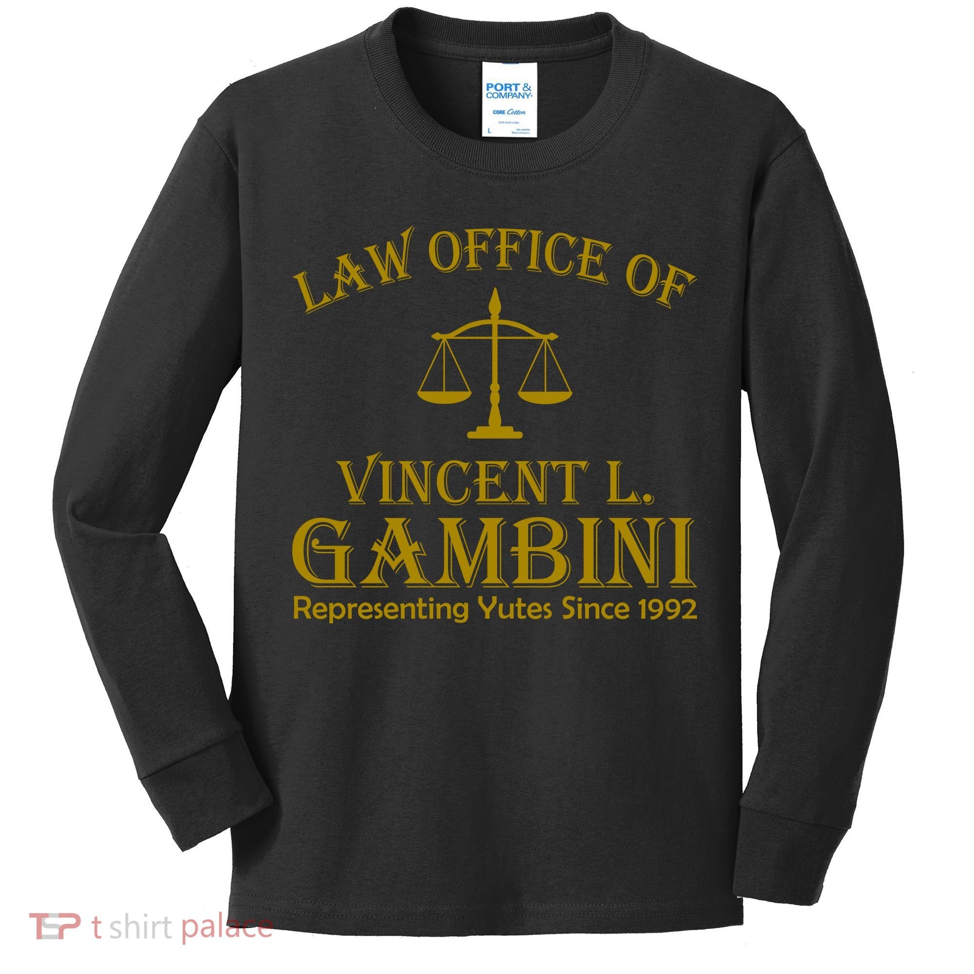 Vincent Gambini Attorney At Law Kids Long Sleeve Shirt