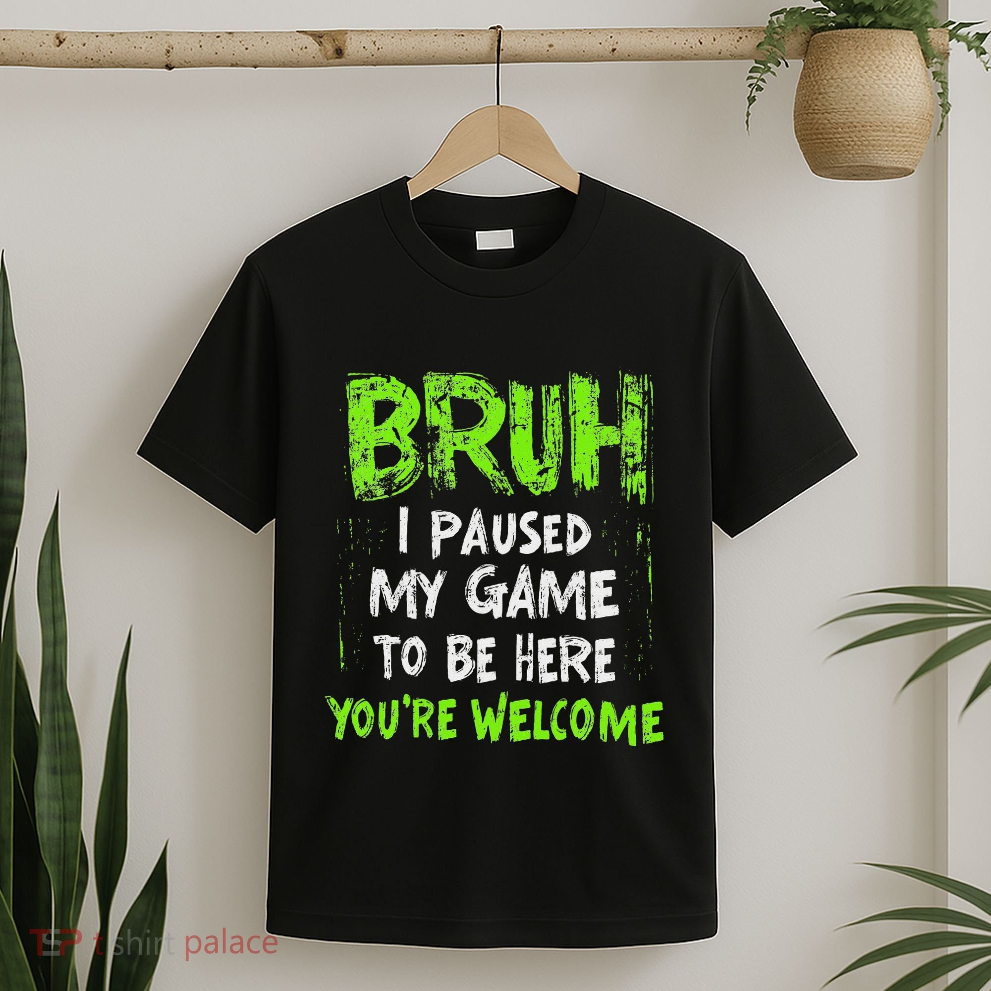 Video Gamer Bruh I Paused My Game Gaming T-Shirt