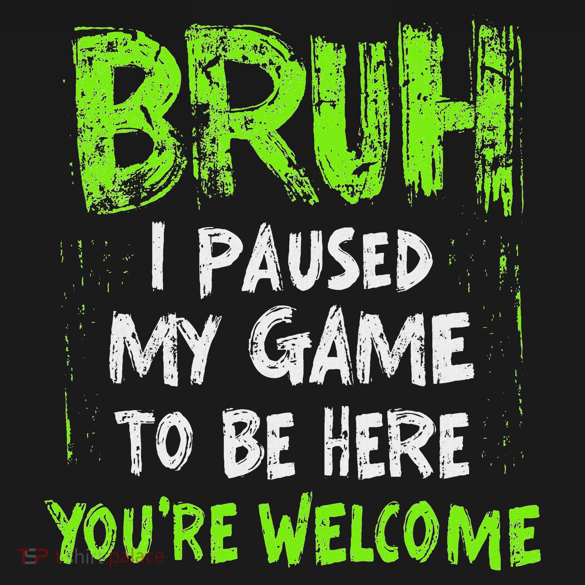Video Gamer Bruh I Paused My Game Gaming Mousepad