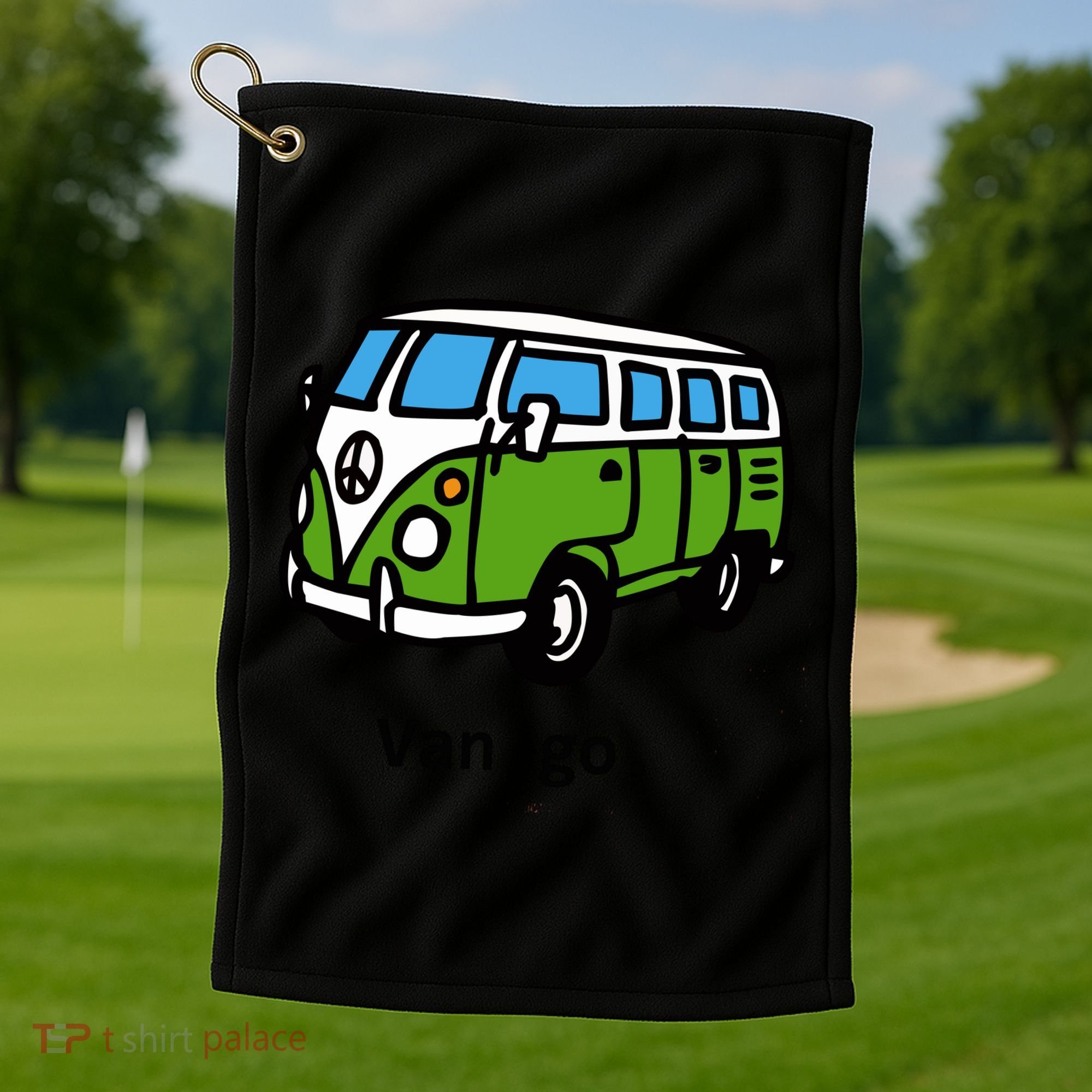 Van Go Bus Golf Towel