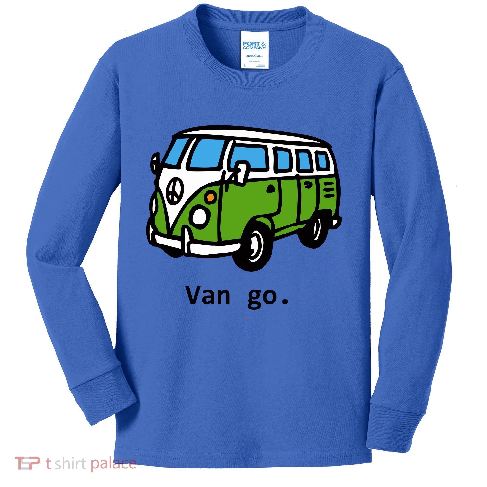 Van Go Bus Kids Long Sleeve Shirt