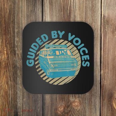 Vintage Guided By Voices Retro Art Coaster