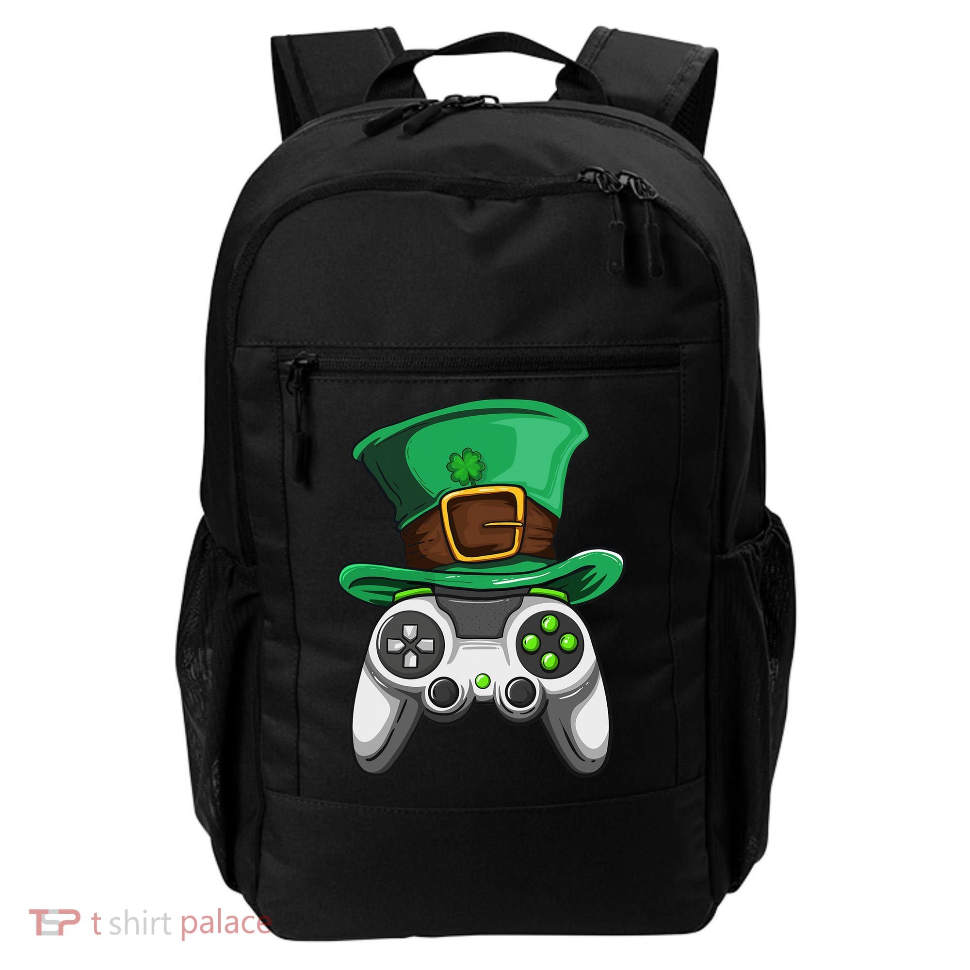 Video Gamer Controller Leprechaun Hat St. Patricks Day Boys Backpack
