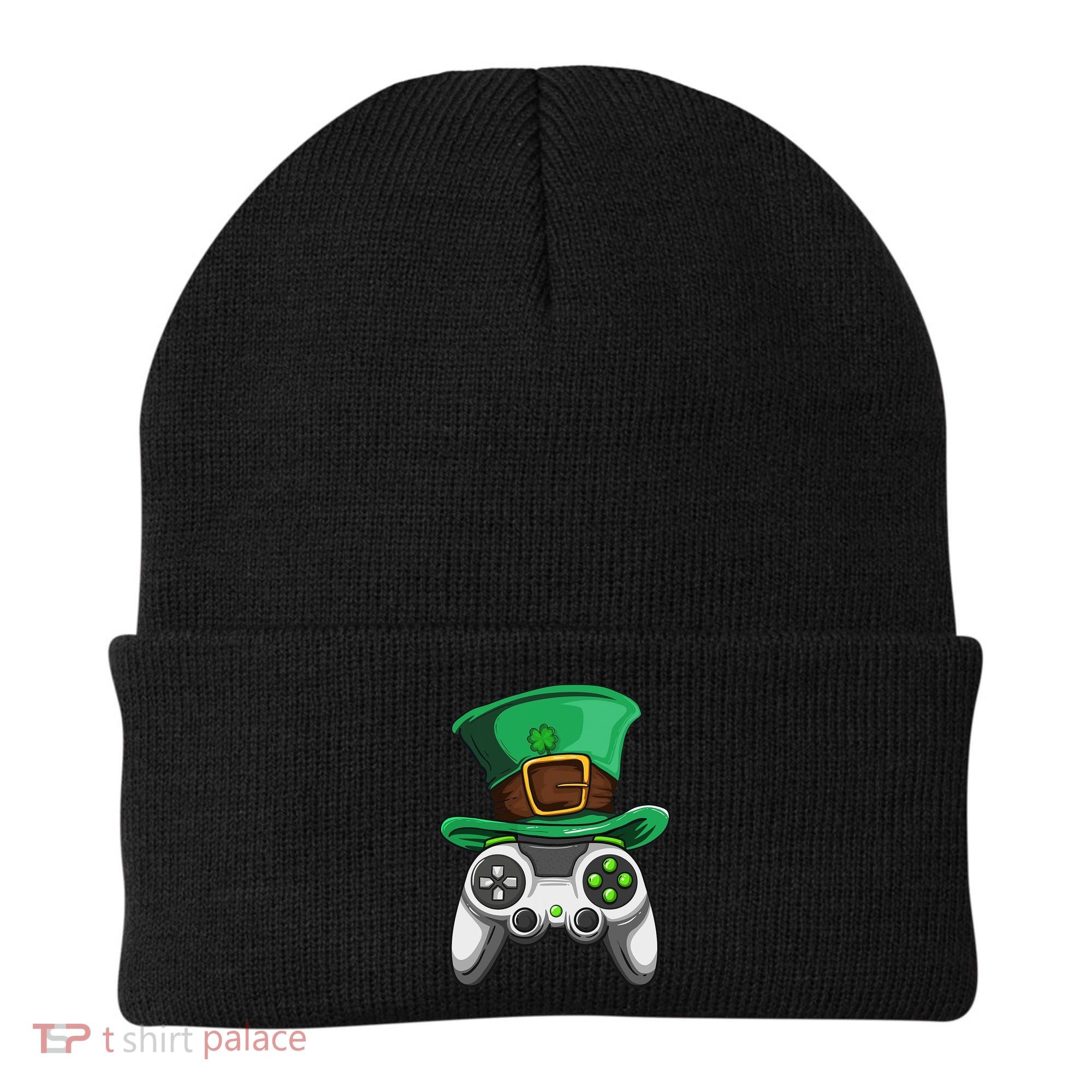 Video Gamer Controller Leprechaun Hat St. Patricks Day Boys Beanie