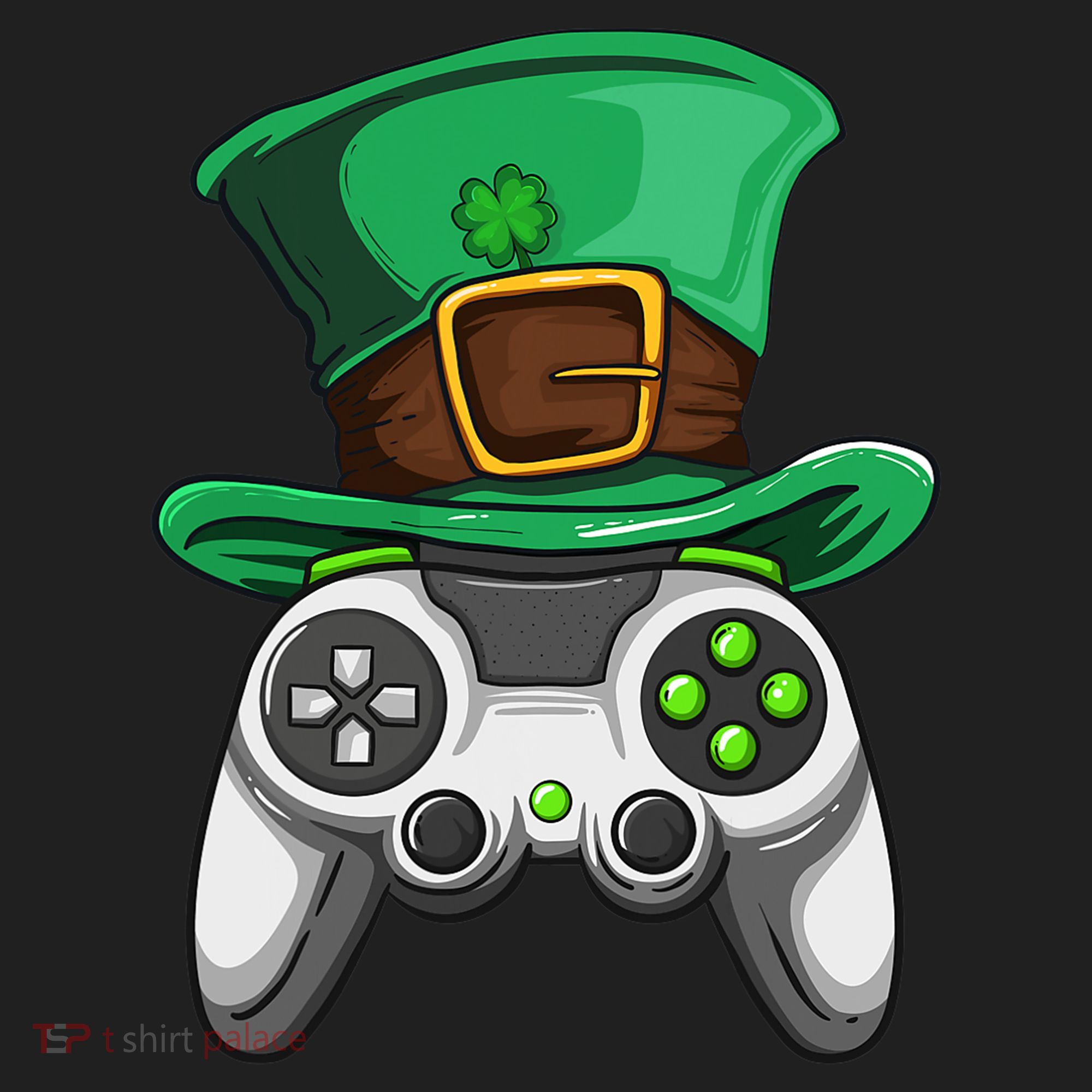Video Gamer Controller Leprechaun Hat St. Patricks Day Boys Beanie