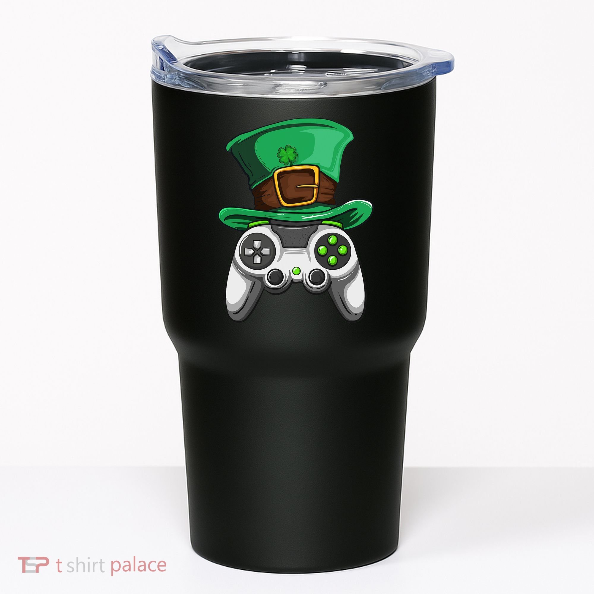 Video Gamer Controller Leprechaun Hat St. Patricks Day Boys Tumbler