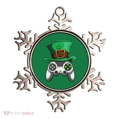 Video Gamer Controller Leprechaun Hat St. Patricks Day Boys Ornament