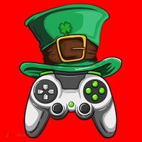 Video Gamer Controller Leprechaun Hat St. Patricks Day Boys Santa Hat thumb 1