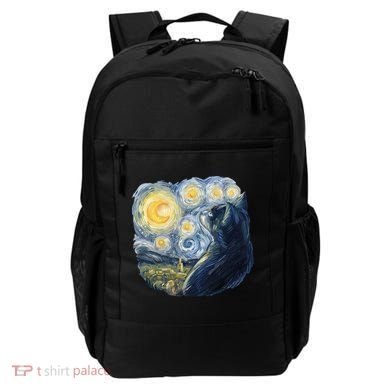 Van Gogh Cat Backpack